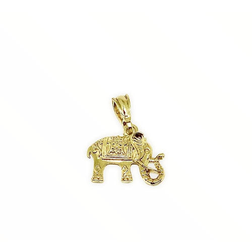 Elephant pendant in 18kts of gold plated charms
