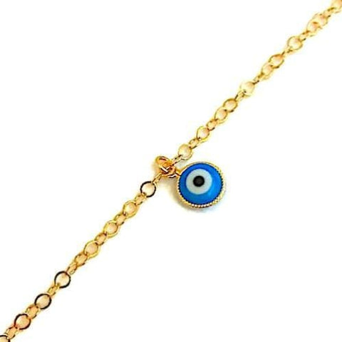 Mariner 5mm anklet 18kts of gold plated