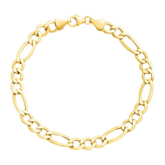 Figaro 4mm 18k gold plated chain 8.5’ bracelet chains
