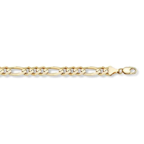 Figaro 4mm 18k gold plated chain chains