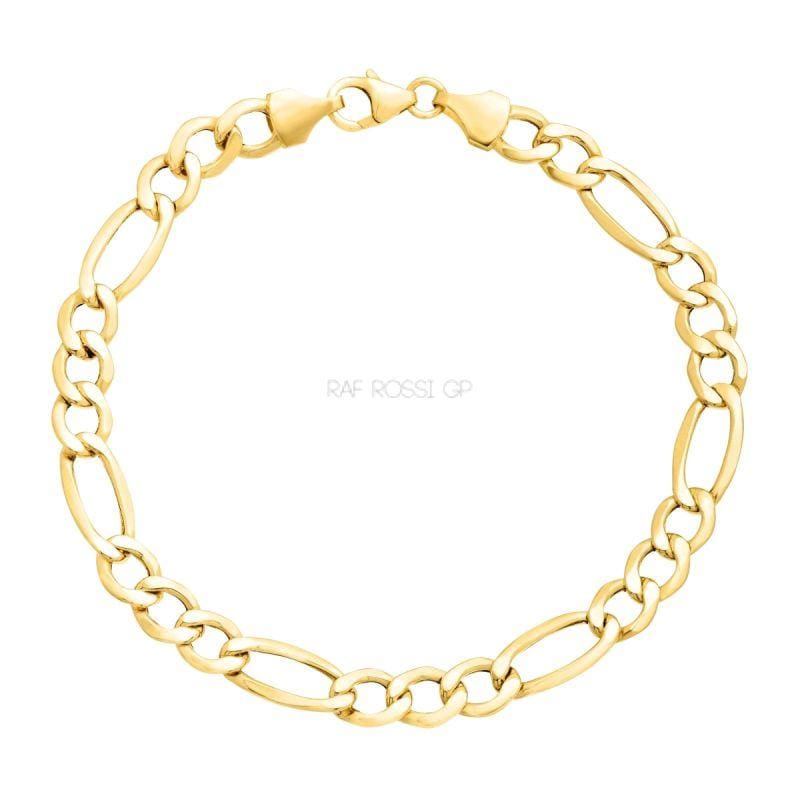 Figaro 4mm 18k gold plated chain 8.5 bracelet chains