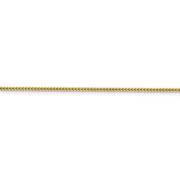 Franco 1mm 18kt gold plated chain chains