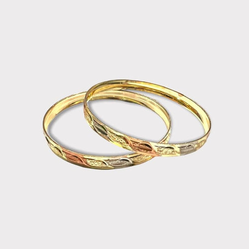 Gold plated set of indian bangles for toddlers bangles