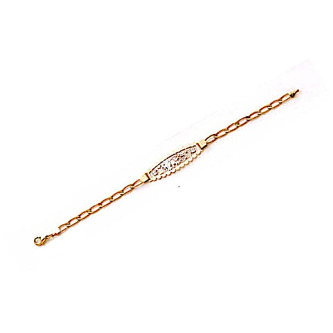 Elephants mariner link 18kts of gold plated bracelet
