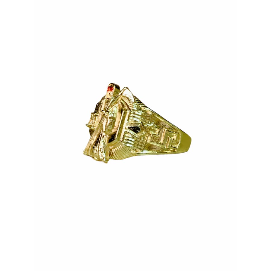 Grim reaper ring in 18k of gold plated rings