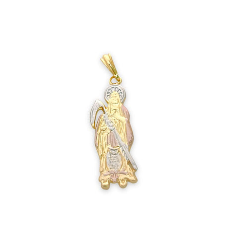 Four girls and a boy charm pendant necklace in of 14k of gold plated