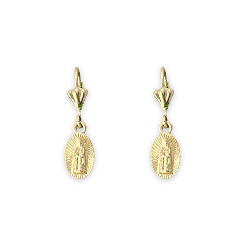 Guadalupe lever back earrings in 18k of gold plated earrings