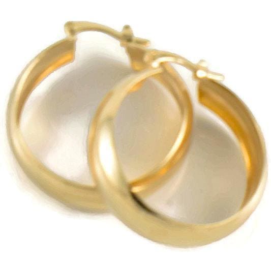 Hoops earrings 18kts of gold plated earrings