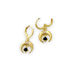 Horns earrings goldfilled earrings