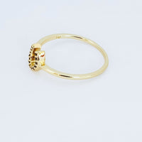 Horseshoe 14kts of gold plated rings
