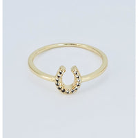 Horseshoe 14kts of gold plated rings