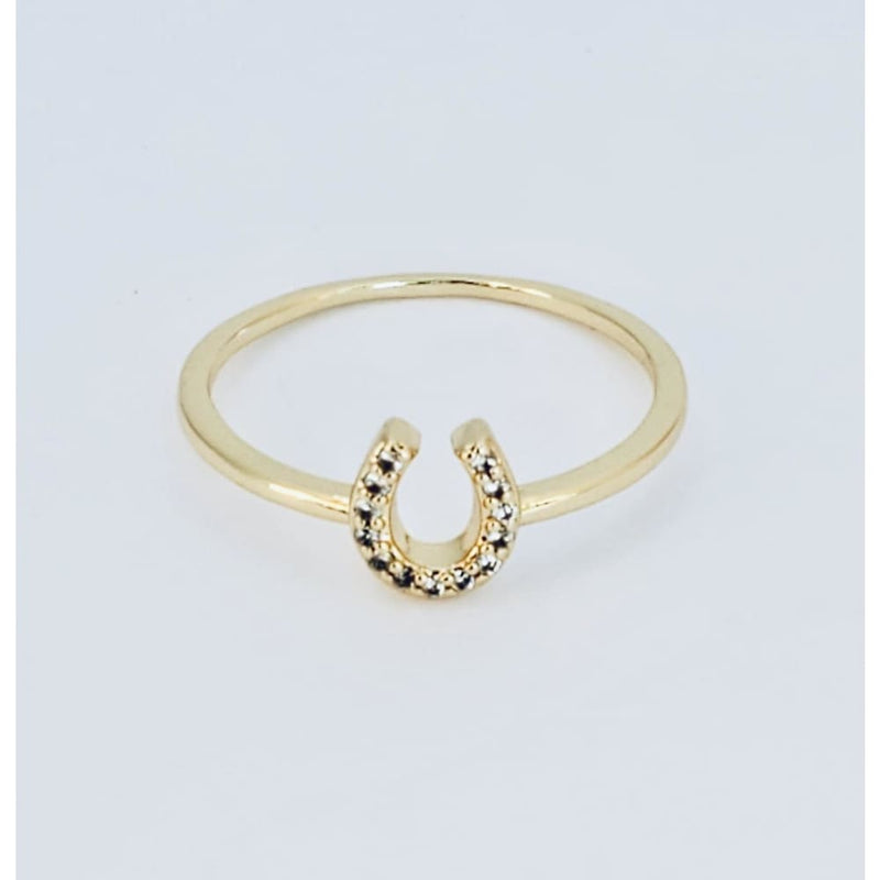 Horseshoe 14kts of gold plated rings