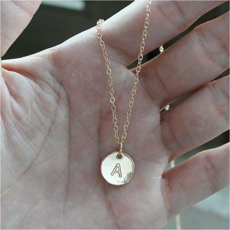 Initial charm gold plated pendant charms & pendants