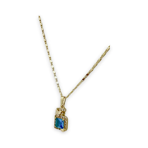Light blue earrings goldfilled necklace earrings