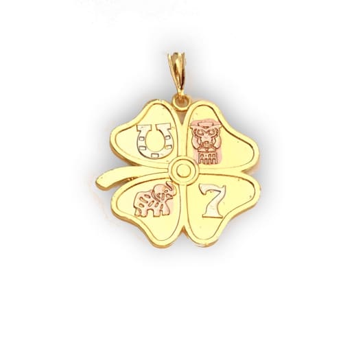 Lucky clover charm 18kts of gold plated