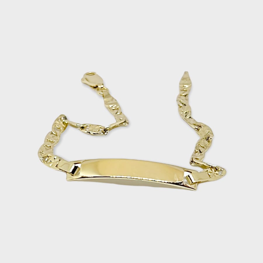 Marina stars id bracelet 18kts of gold plated bracelets