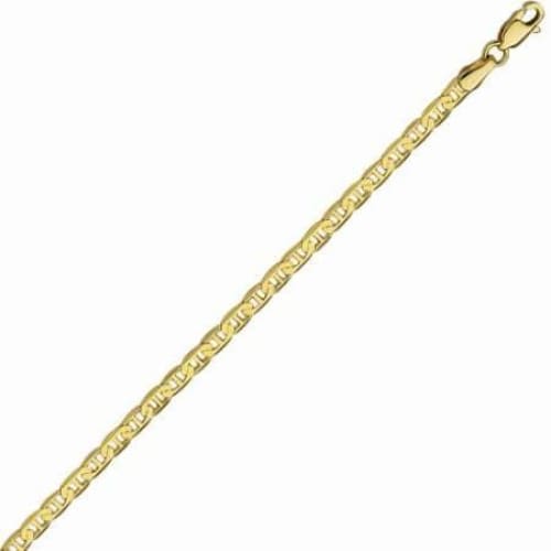 Mariner 3mm 18k gold plated chain 16 chains