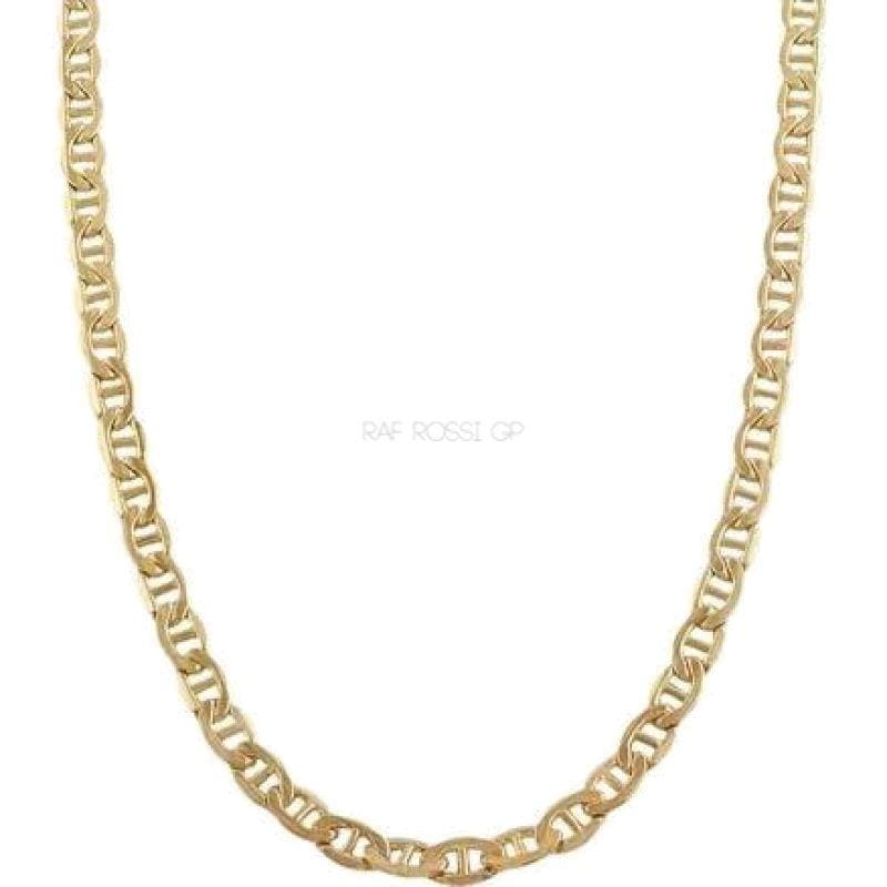 Mariner 4mm 18k gold plated chain chains