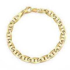 Mariner 4mm 18k gold plated chain 7.5’bracelet chains
