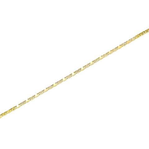 Tear drops 3 tones charms anklet 18kts of gold plated