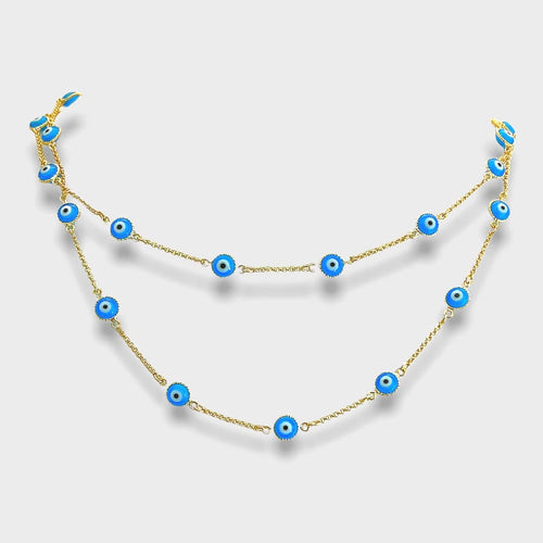 Necklace 18k of gold plated chain chains