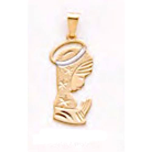 Praying virgen 18kts gold plated charm pendant charms