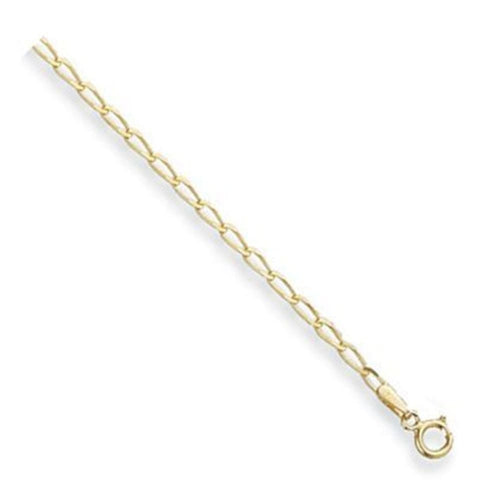 Rada 2mm 18k gold plated chain 7.5bracelet chains