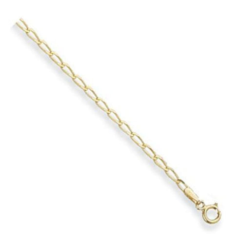 Rada 2mm 18k gold plated chain 7.5’bracelet chains