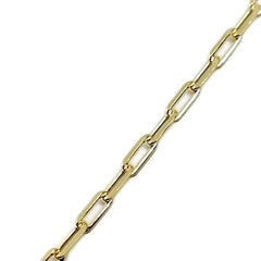 Rectangular flat links 18kts of gold plated chain. 24 chains
