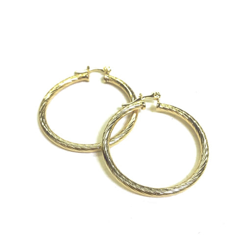 Rope 1’5mm earring hoops earrings
