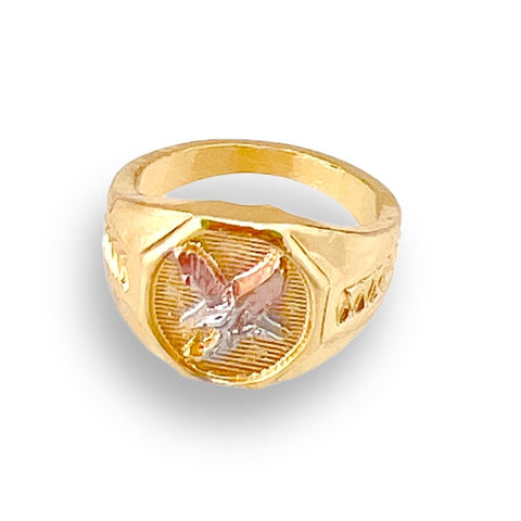 Pink band ring in 18k of gold plated