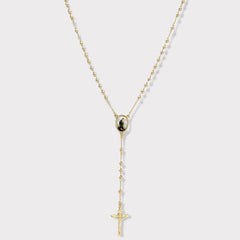 San judas green rope gold plated rosary necklace rosary