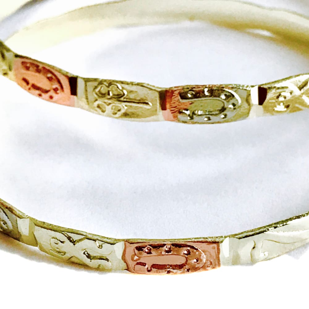 Sets tri color lucky 5mm x 3 wide indian bangle bangles