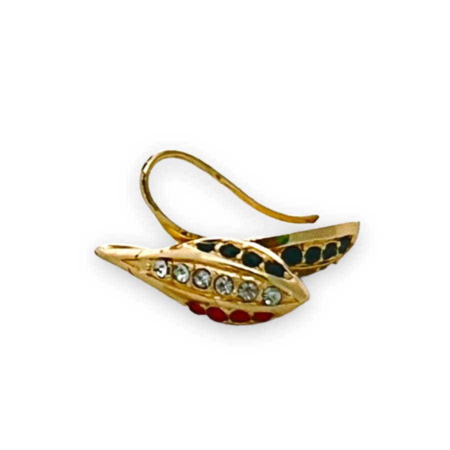 Snake crawlers earrings gold-filled earrings