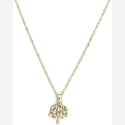 Tree of life necklace chain gold filled chains