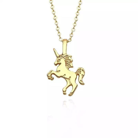 Half moon necklace 18k of gold plated chain