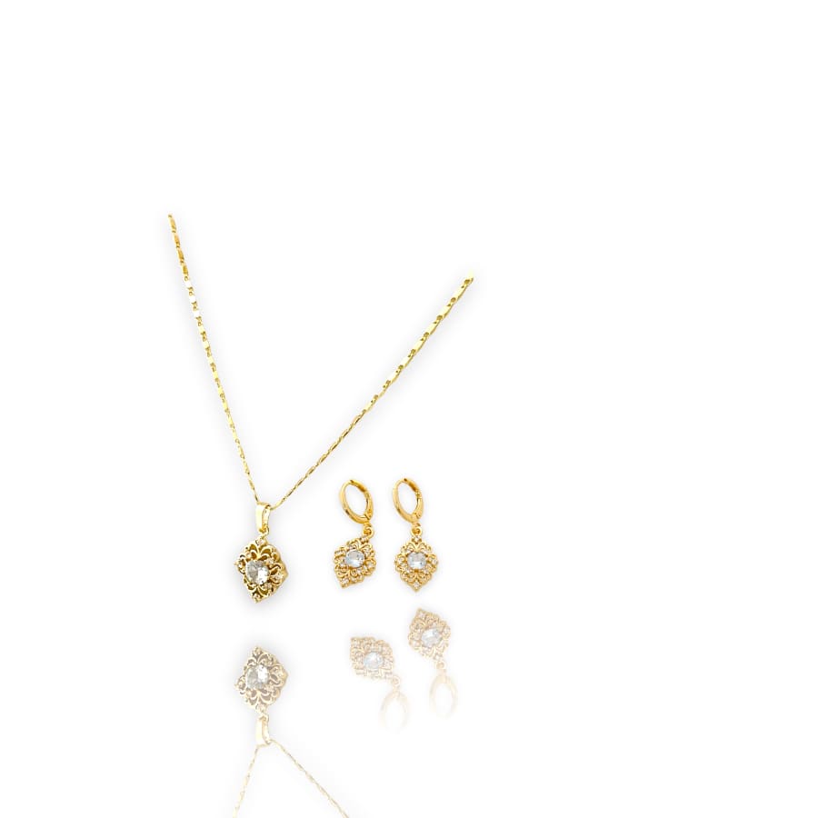 Vintage luz huggies earrings goldfilled set earrings