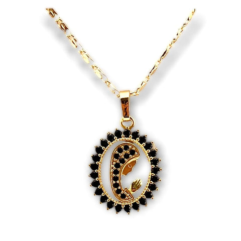 Dream catcher heart set earrings necklace in 18k gold filled