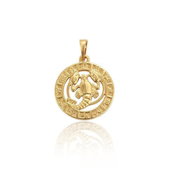 Zodiac constellations18k of gold plated pendant charm cancer charm