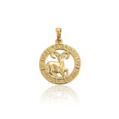 Zodiac constellations18k of gold plated pendant charm aries charm