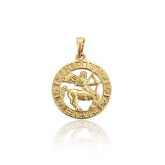 Zodiac constellations18k of gold plated pendant charm sagitarius charm